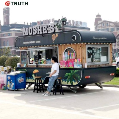 Cheap Hot Dog Mobile Restaurant Vintage Food Carts For Sale