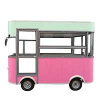 Promotion Mobile Kitchen Street Food Kiosk Concession Trailer Vans Food Bus