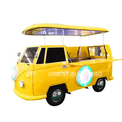 Low Price Customization electric street mobile vw campering food truck bus